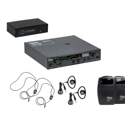 Listen Technologies LWS-10-A1 Listen EVERYWHERE 2 Channel WiFi System with  2 Receivers