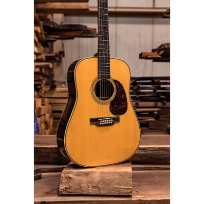 Martin HD12-28 12-String Acoustic Guitar - Natural image 7
