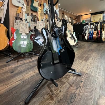Shine SIL-510 BK HH in Black with F-Hole Electric Guitar image 6