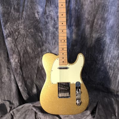 Fender Stratocaster Telecaster 1993 Gold Sparkle GC LE 29th Anniversary Matched Set image 14