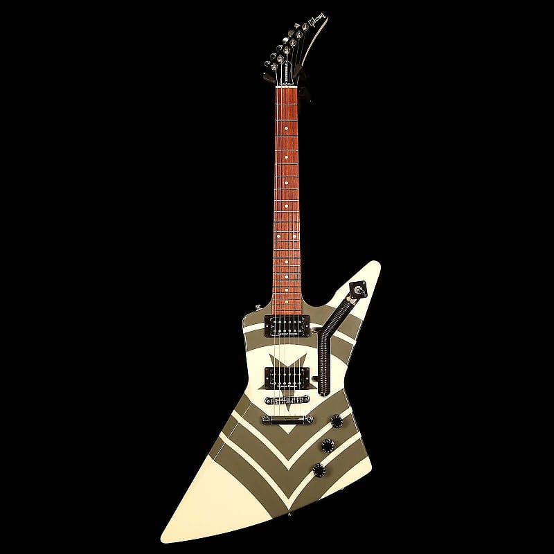 Gibson Jason Hook M-4 Sherman Explorer White with Graphic Bild 1