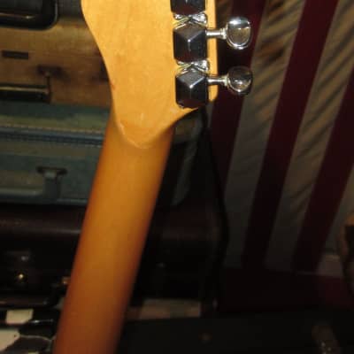 1982 Harmony Marquis Explorer Red and Natural w/ Original Hard Case image 4