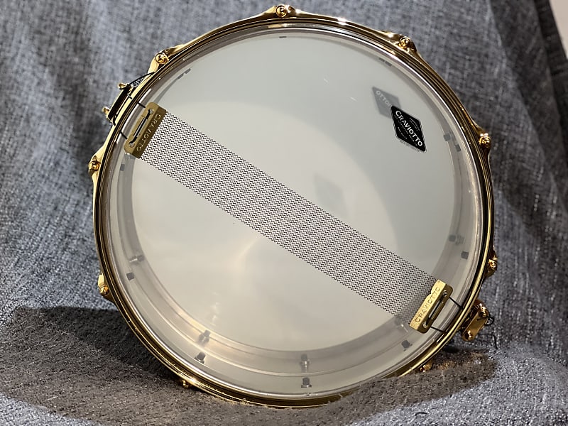 Craviotto Diamond Series Nickel over Brass Snare Drum 14