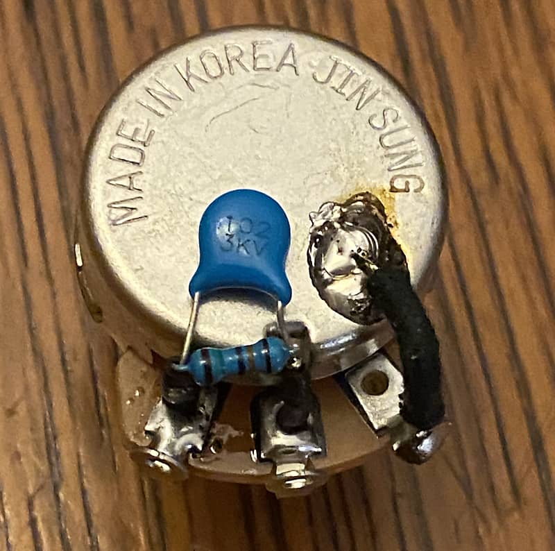 Alpha 250K Volume Pot W/ Custom Ceramic Treble Bleed Kit Reverb