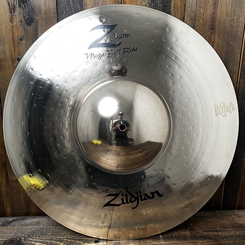 Zildjian 21 Z Custom Mega Bell Ride Brilliant Reverb