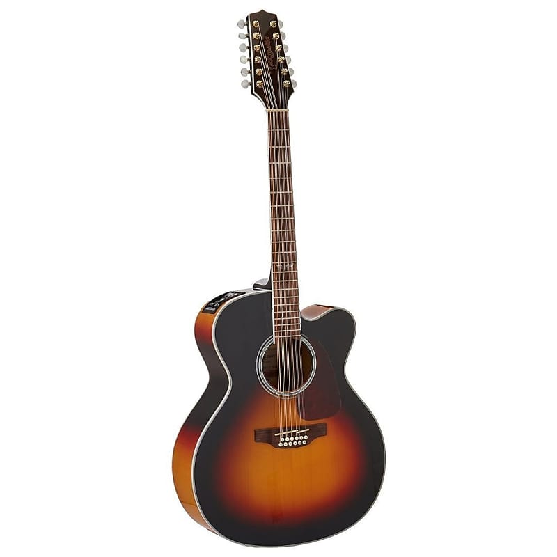 Takamine GJ72CE G Series Jumbo Cutaway 12-String Acoustic-Electric Guitar with Laurel Fingerboard (Gloss Sunburst) image 1