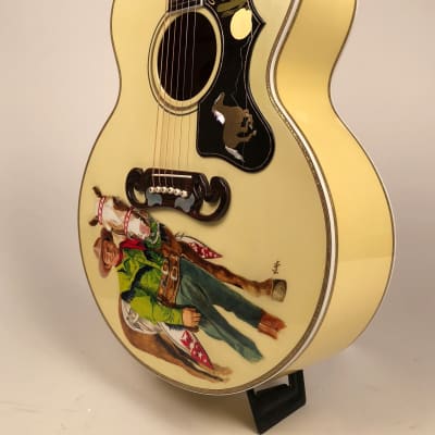 Rich & Taylor Roy Rogers "King of the Cowboys" Tribute Prototype Guitar Signed by Roy & Dale image 7