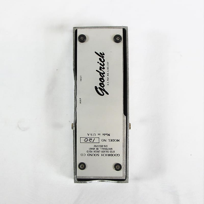 Vintage Goodrich Sound Model 120 Volume Pedal | Reverb