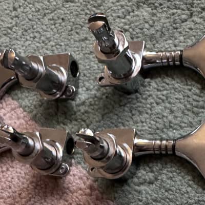 Schaller Bass tuners 2+2 Made in W.Germany 70s-80s - Chrome image 5