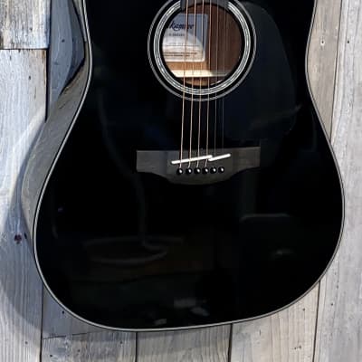 Takamine GD30 BLK G30 Series Dreadnought Acoustic Guitar Gloss Black, Help Support Indie Music Shops image 3