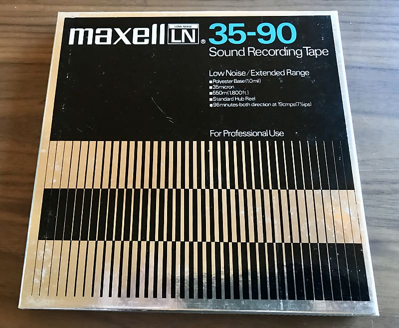 Maxell LN 35-90 reel to reel tape 1970's