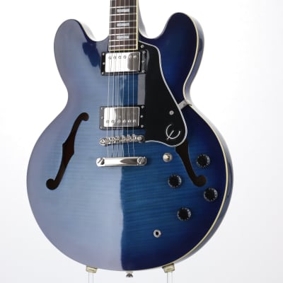 Epiphone dot deals blue burst