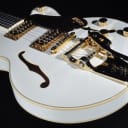 Gretsch G6659TG White Broadkaster Jr Guitar Lmt Ed. W/Gold Hardware