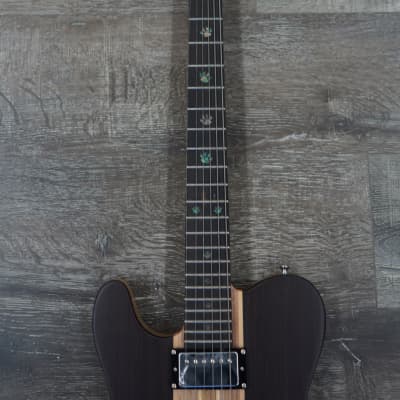 AIO TC1-H B-Stock Left-Handed Electric Guitar - Dark Walnut *Humbucker Neck Pickups 002 image 3