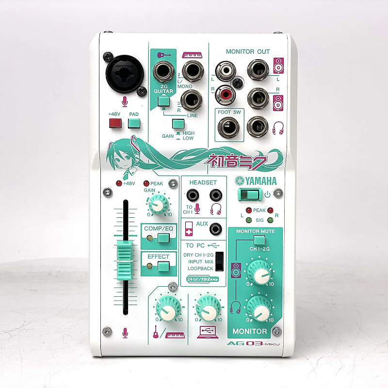 Mint] Yamaha AG03-MIKU Hatsune Miku Limited Edition 3-Channel