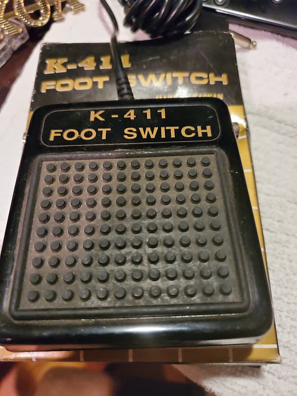Import  K 411 Metal Foot Switch Sustain Casio,korg, Ensoniq 2000's  Black image 1