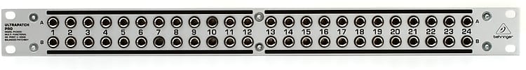 Behringer Ultrapatch Pro PX3000 48-point 1/4 inch TRS Balanced Patchbay image 1