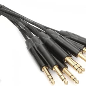 Mogami Gold 8 TRS-XLRF 8-channel 1/4 inch TRS Male to XLR Female Snake - 10 foot image 3
