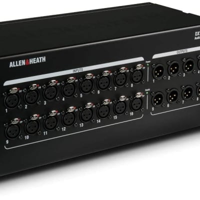 Allen & Heath AH-DX168 16 x 8 audio expander with dLive 96kHz mic preamps (96kHz/48kHz) image 4
