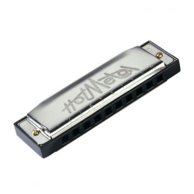 Hohner 572BX-A Hot Metal Harmonica, A image 1