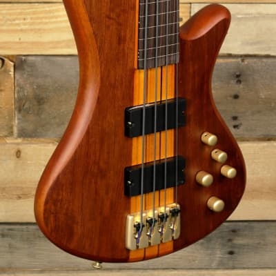 Schecter Stiletto Studio-4 FL 4-String Fretless Bass Honey Satin image 1