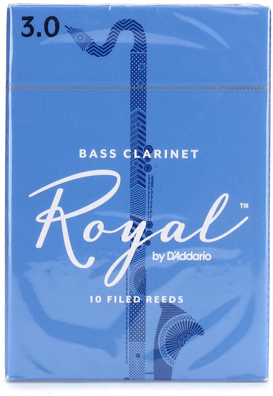 D'Addario REB1030 Royal Bass Clarinet Reed - 3.0 (10-pack) image 1