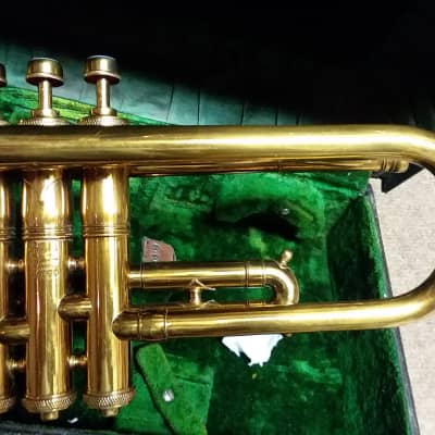 H.N.  White King Liberty  c.1914 Vintage Professional Trumpet In Nearly Mint Condition image 7