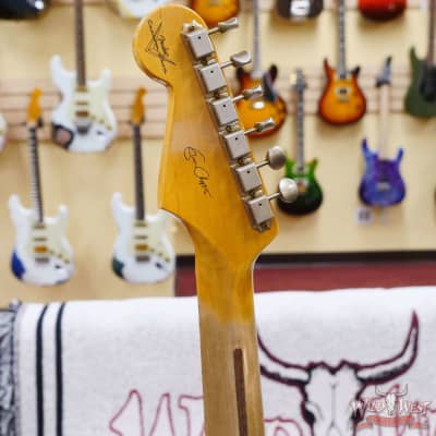 Fender Custom Shop Eric Clapton Signature Stratocaster Maple Fingerboard Journeyman Relic Aged White Blonde image 10