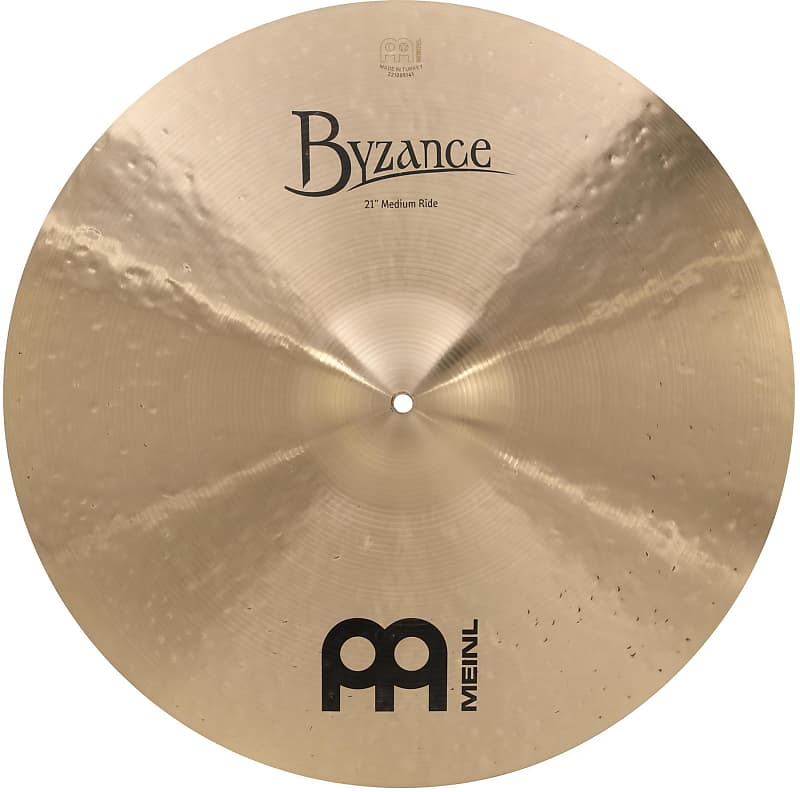 めきチョパセリ Meinl Cymbals 21 inch Byzance Traditional Medium Ride Cymbal | Reverb