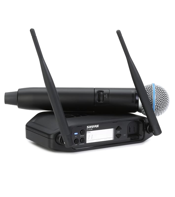 Shure GLX-D Digital Wireless system Shure Beta 58a