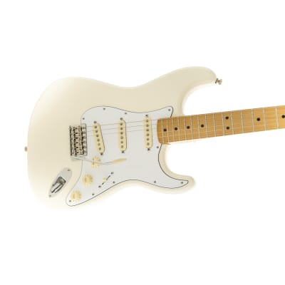 Fender Jimi Hendrix Stratocaster Guitar, Maple Fretboard, Olympic White image 2