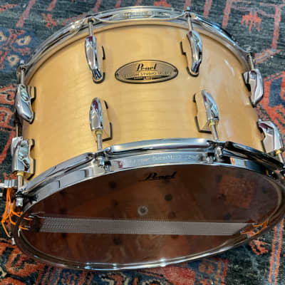 Pearl Session Studio Select Snare Drum - 14" x 8"- Gloss Natural Birch image 4