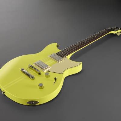 Yamaha RSE20-NYW Revstar Element Electric Guitar in Neon Yellow image 4