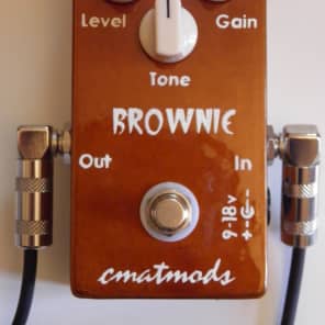 Cmatmods Brownie ギターエフェクター CMATMODS Brownie 比較： Normal vs High Gain ブラウニー 標準
