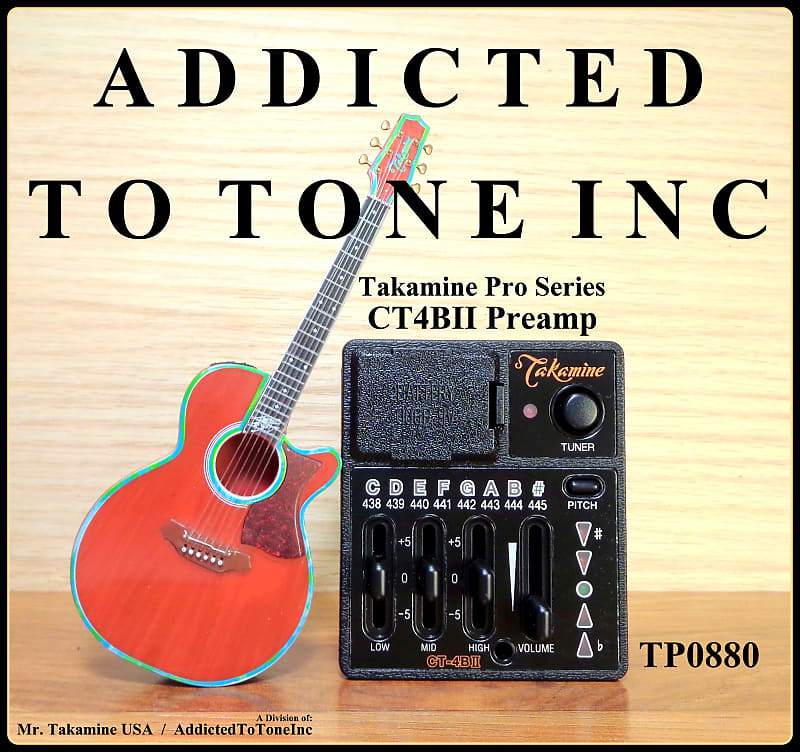 TAKAMINE タカミネ CT4-BⅡ アコースティックギター用プリアンプ