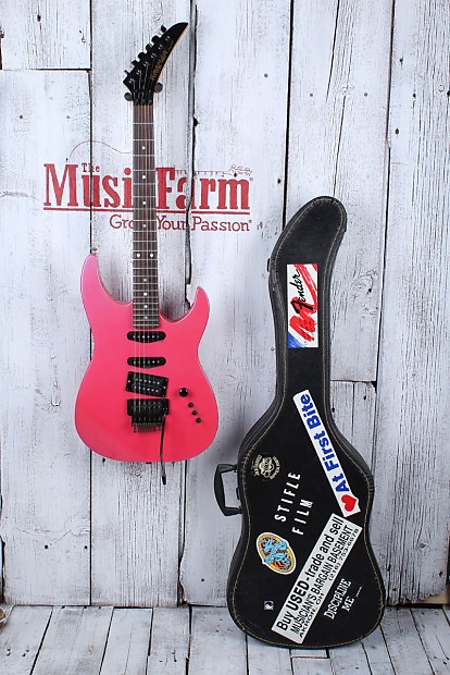 Pink kramer guitar new arrivals