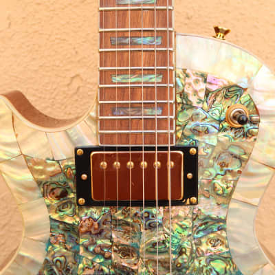 Wolf WLP 750T Special Edition *Left Handed Electric Guitar - Abalone w/Gator Hard Case image 9