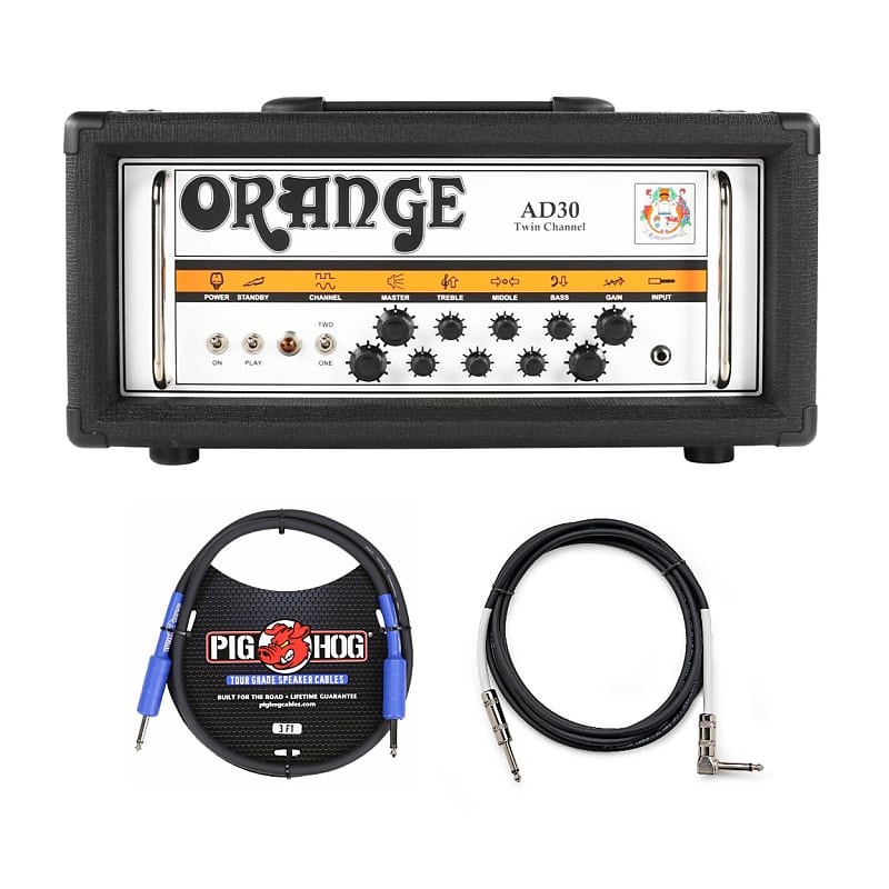 Orange Amps AD30HTC 30Watt Tube Guitar Amp Head (Black) Reverb