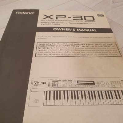 Roland XP-30 Manual. English Language. Good Condition. Global Ship. 4 Of 7 image 2