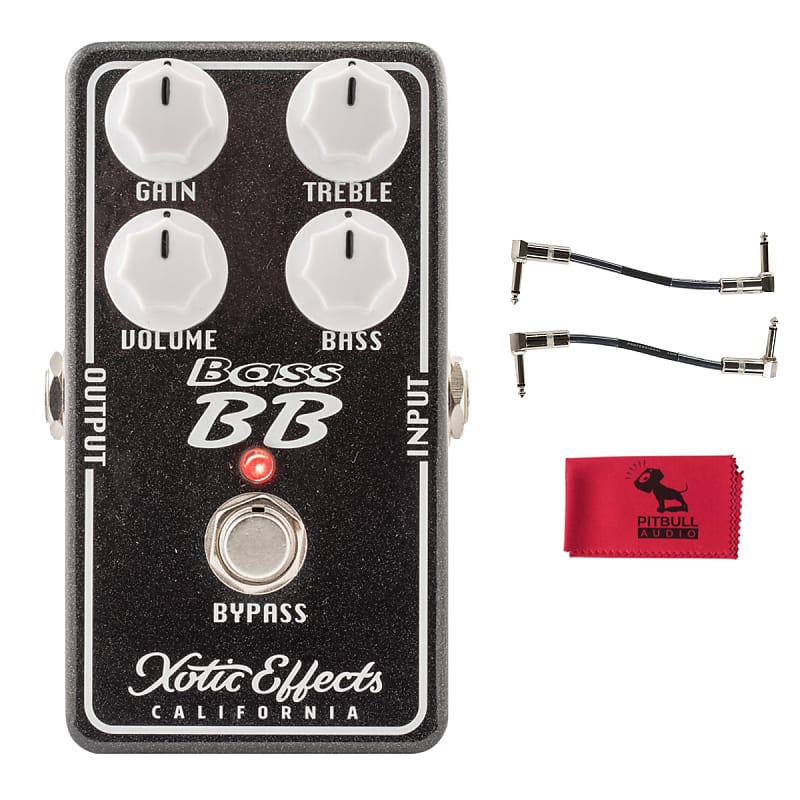 Xotic Effects Bass BB Preamp V1.5 Bass Boost Overdrive Pedal w