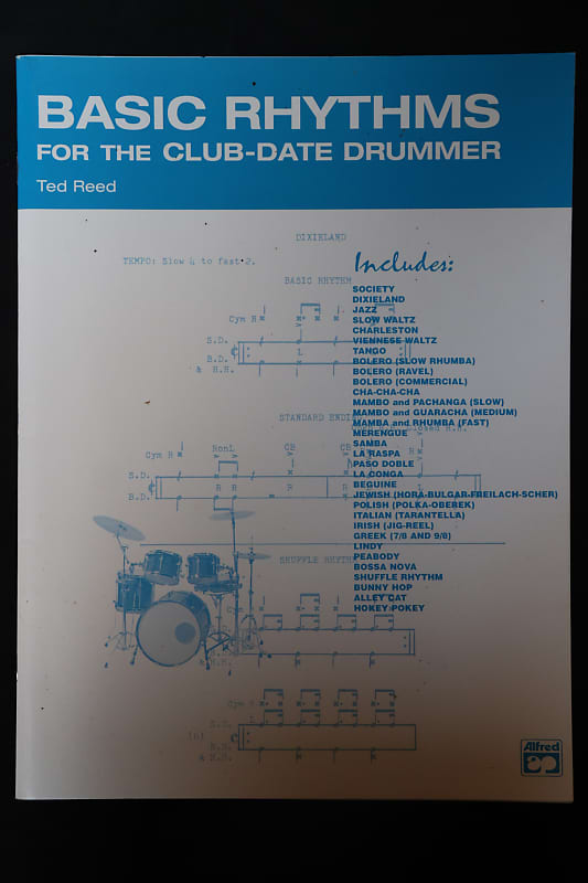 Ted Reed Basic Rhythms For The Club Date Drummer Instruction Book