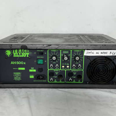 Trace Elliot AH 500X Bass Amplifier #0032 (One) | Reverb