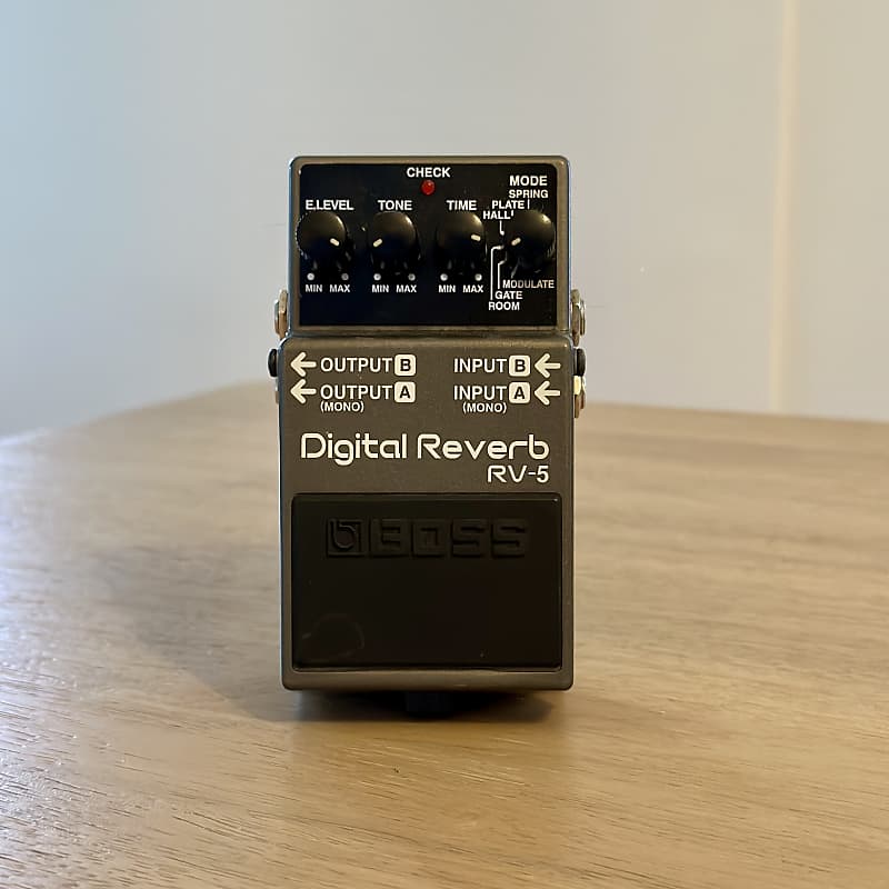 Boss RV-5 Digital Reverb (Dark Gray Label) 2002 - Present - Grey