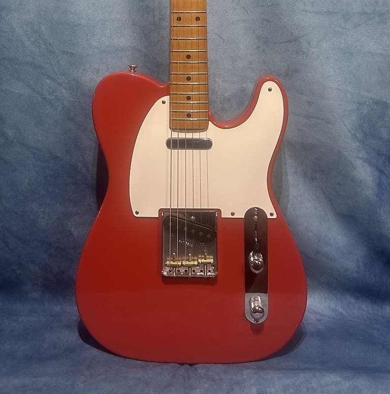 Fender Vintera '50s Telecaster with Maple Fretboard 2019 - Present Fiesta Red image 1