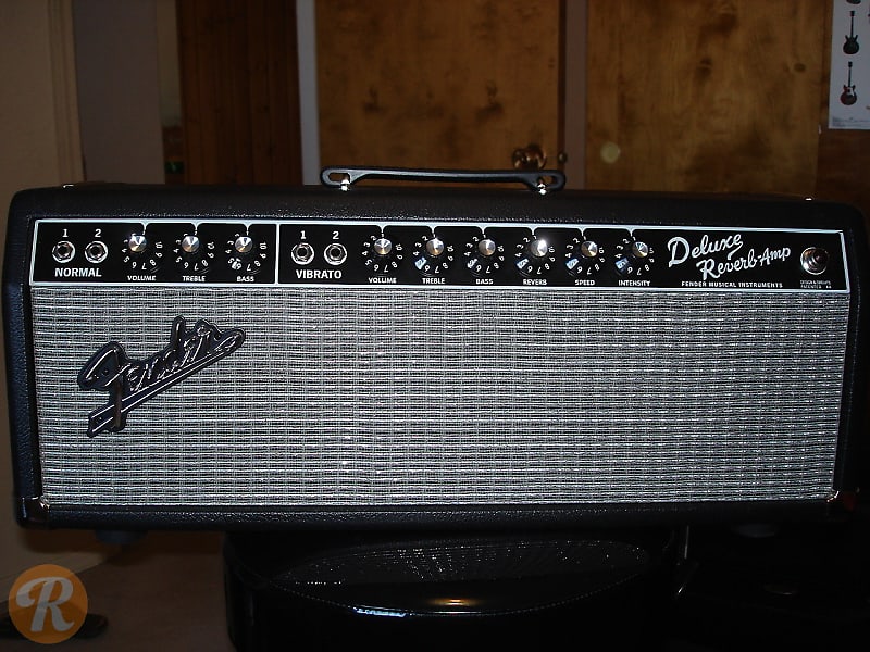 Fender '65 Deluxe Reverb-Amp 2-Channel 22-Watt Guitar Amp Head 