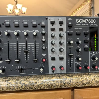 BIAMP SCM7600 STEREO CLUB DJ MIXER SCM 7600 MADE IN USA image 1