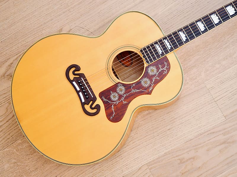 1991 Orville by Gibson J-200 Jumbo Acoustic Guitar Maple