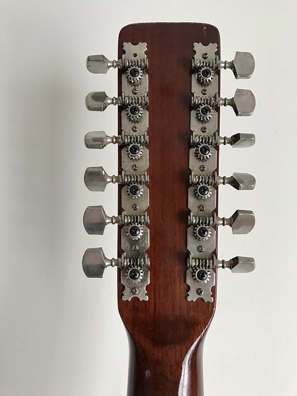 1970 Dixon Model 386 12-String Acoustic - Natural | Reverb