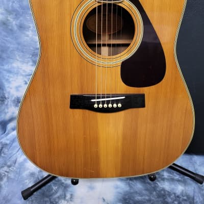 Vintage 1976 Yamaha FG-201 Nippon Gakki Japan Dreadnought