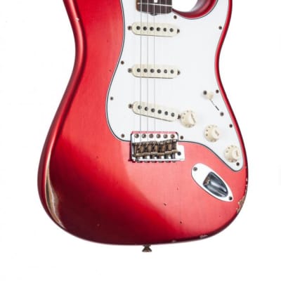 Fender 1964 Stratocaster Relic Aged Candy Apple Red image 2